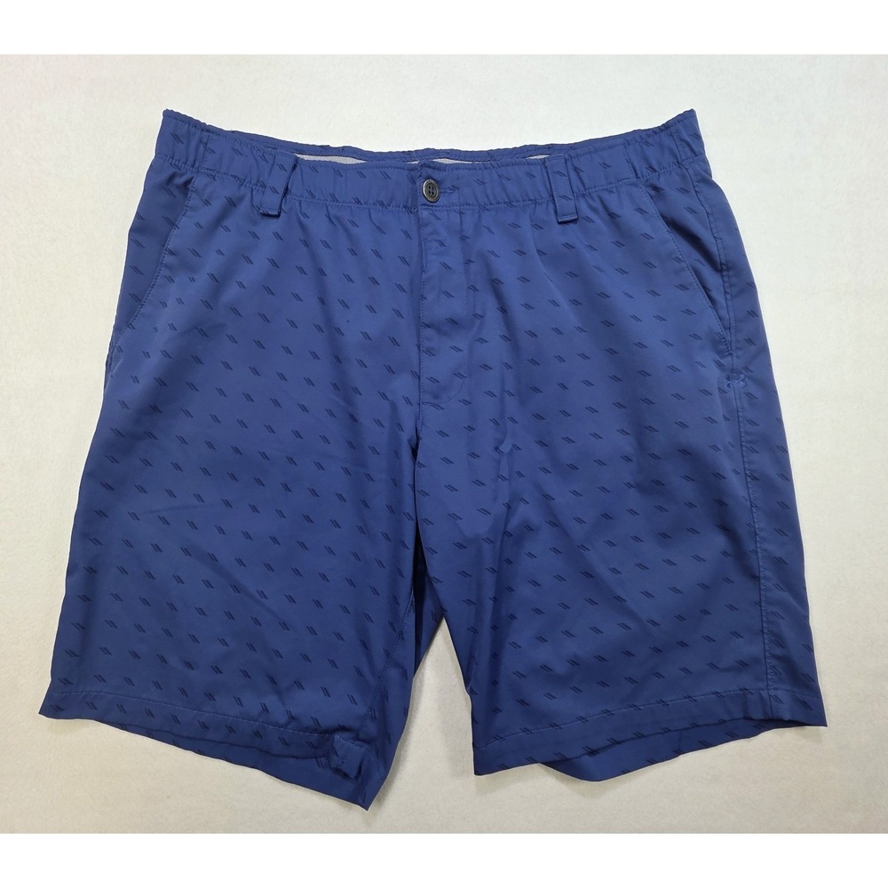 Under Armour Shorts Mens 40 LIMITED USE Golf Match Play Deuces Print All Over